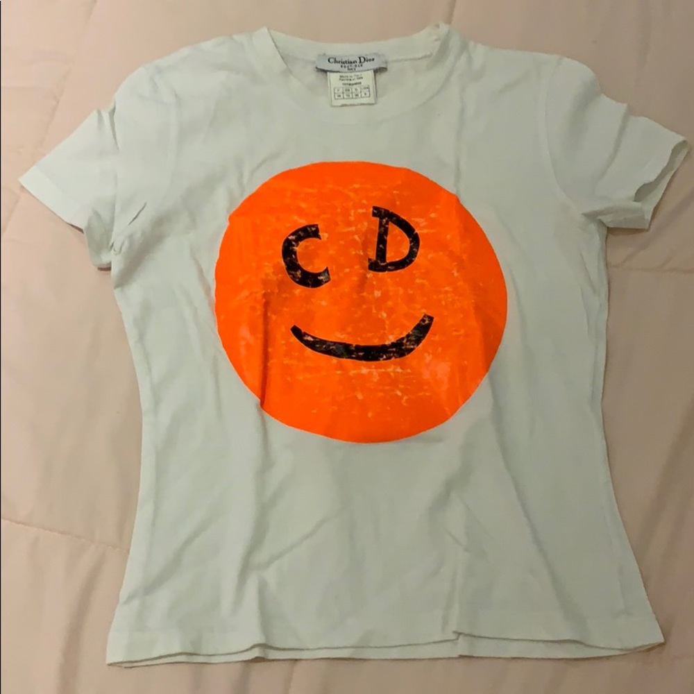 AUTHENTIC CHRISTIAN DIOR CD T-SHIRT